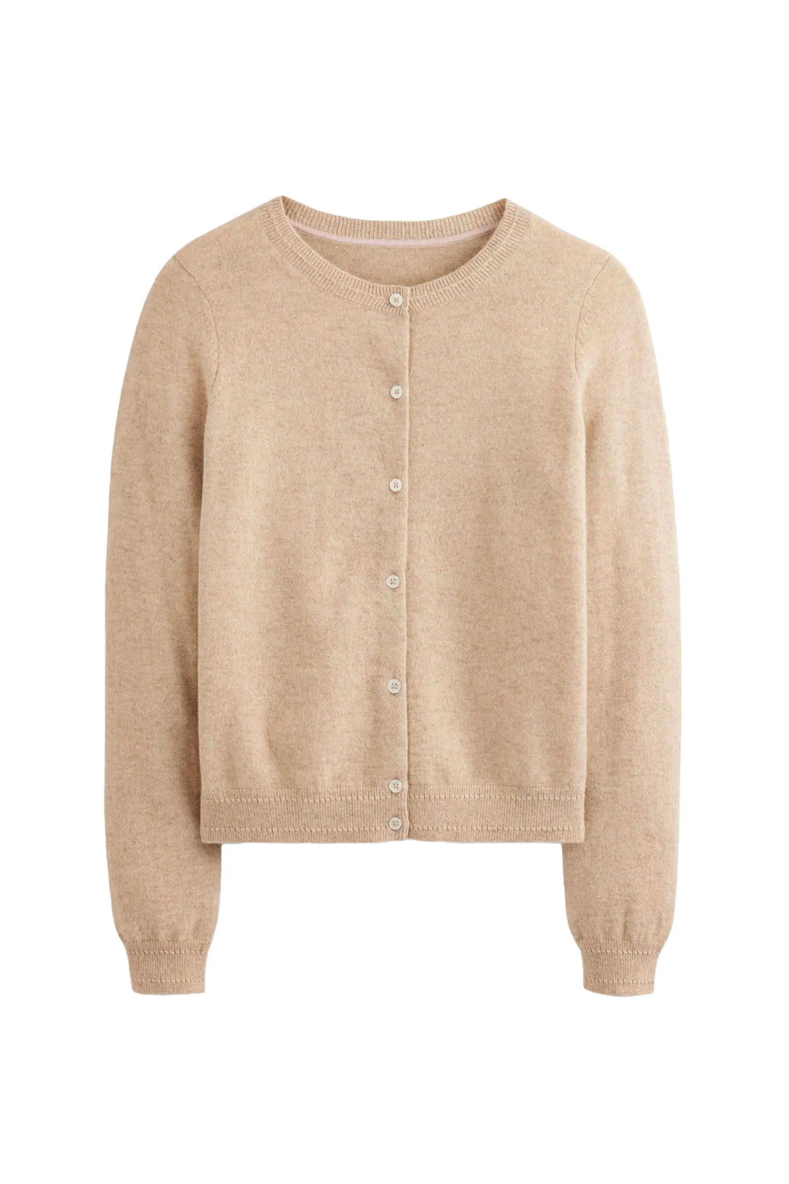 Eva Cashmere Crew Cardigan