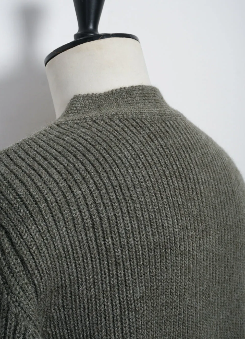 EVALD | Heavy Knit Cardigan | Hunter