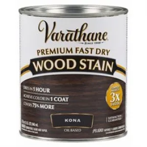 Fast Dry Interior Wood Stain, Oil-Based, Kona, 1-Qt.