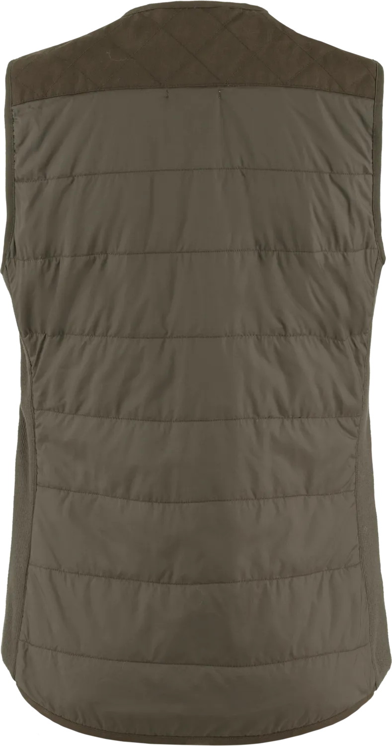 Fjällräven Women&#x27;s Forest Wool Padded Vest Dark Olive | Buy Fjällräven Women&#x27;s Forest Wool Padded Vest Dark Olive here | Outnorth