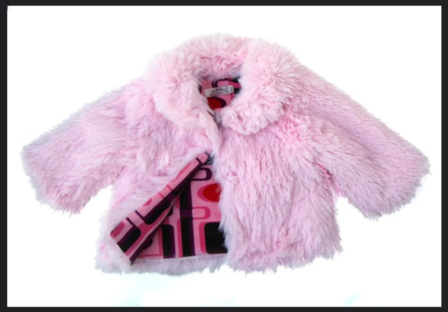 Girls Shaggy Cuddle Coat