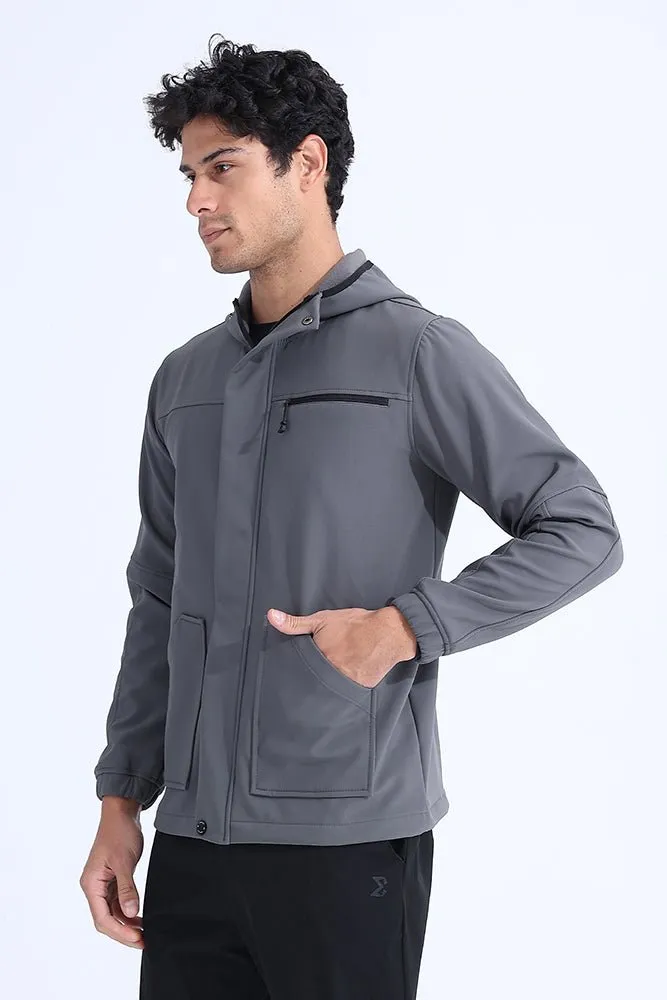 Gray Vital Zip Jacket