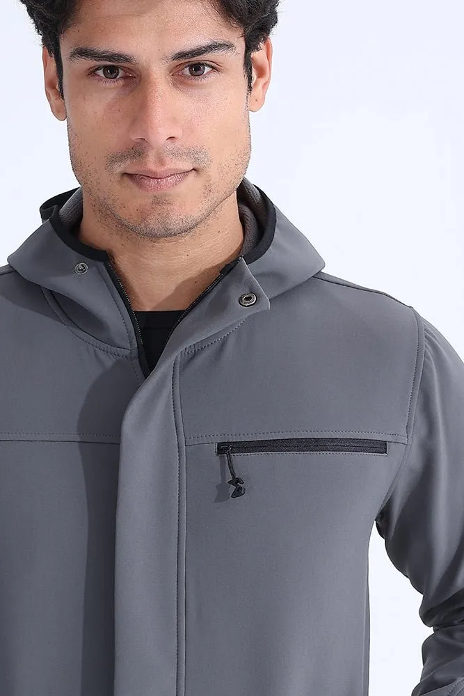 Gray Vital Zip Jacket