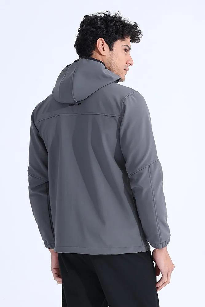 Gray Vital Zip Jacket