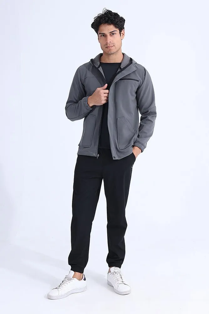 Gray Vital Zip Jacket