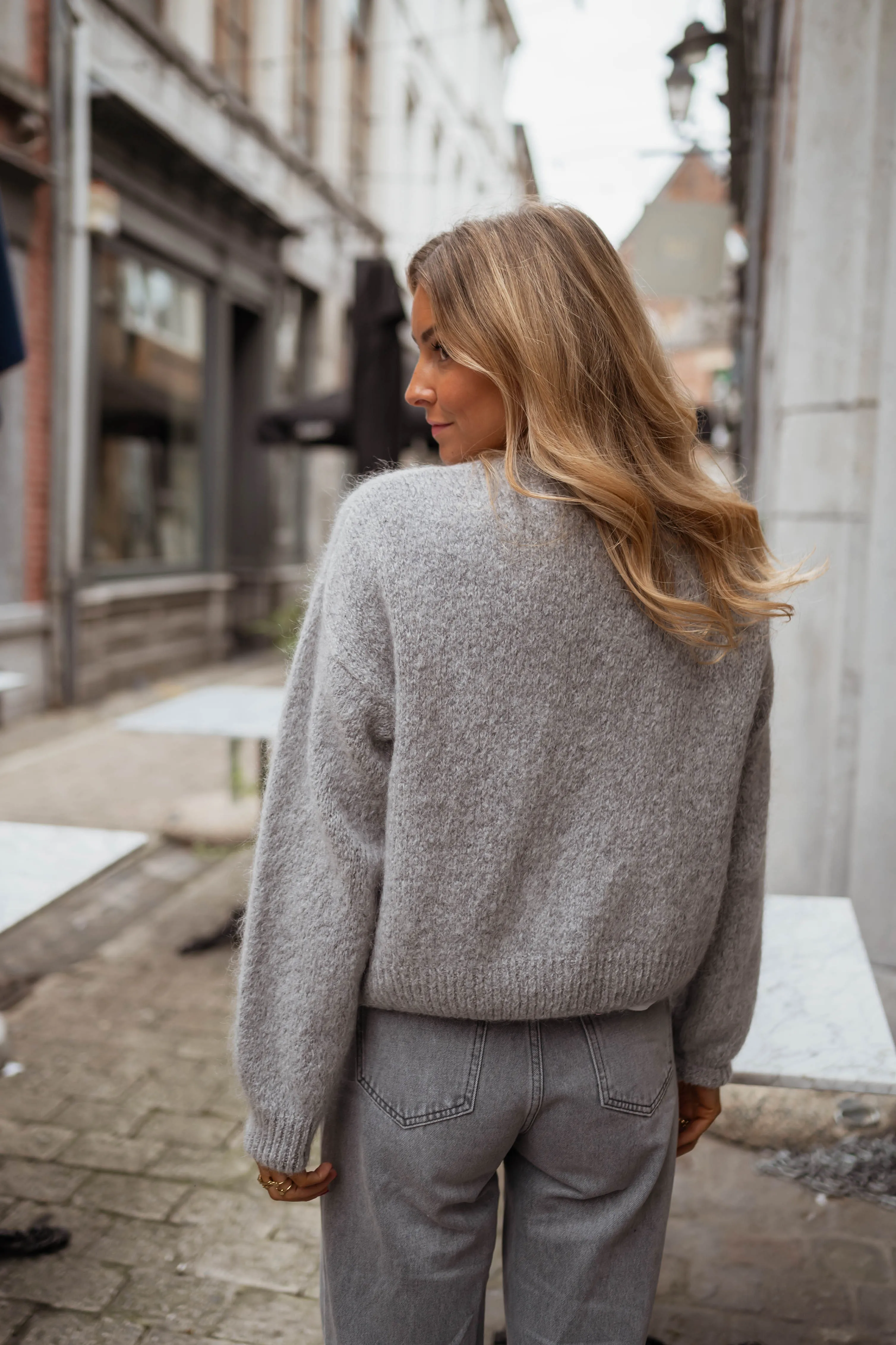 Grey Calista Cardigan