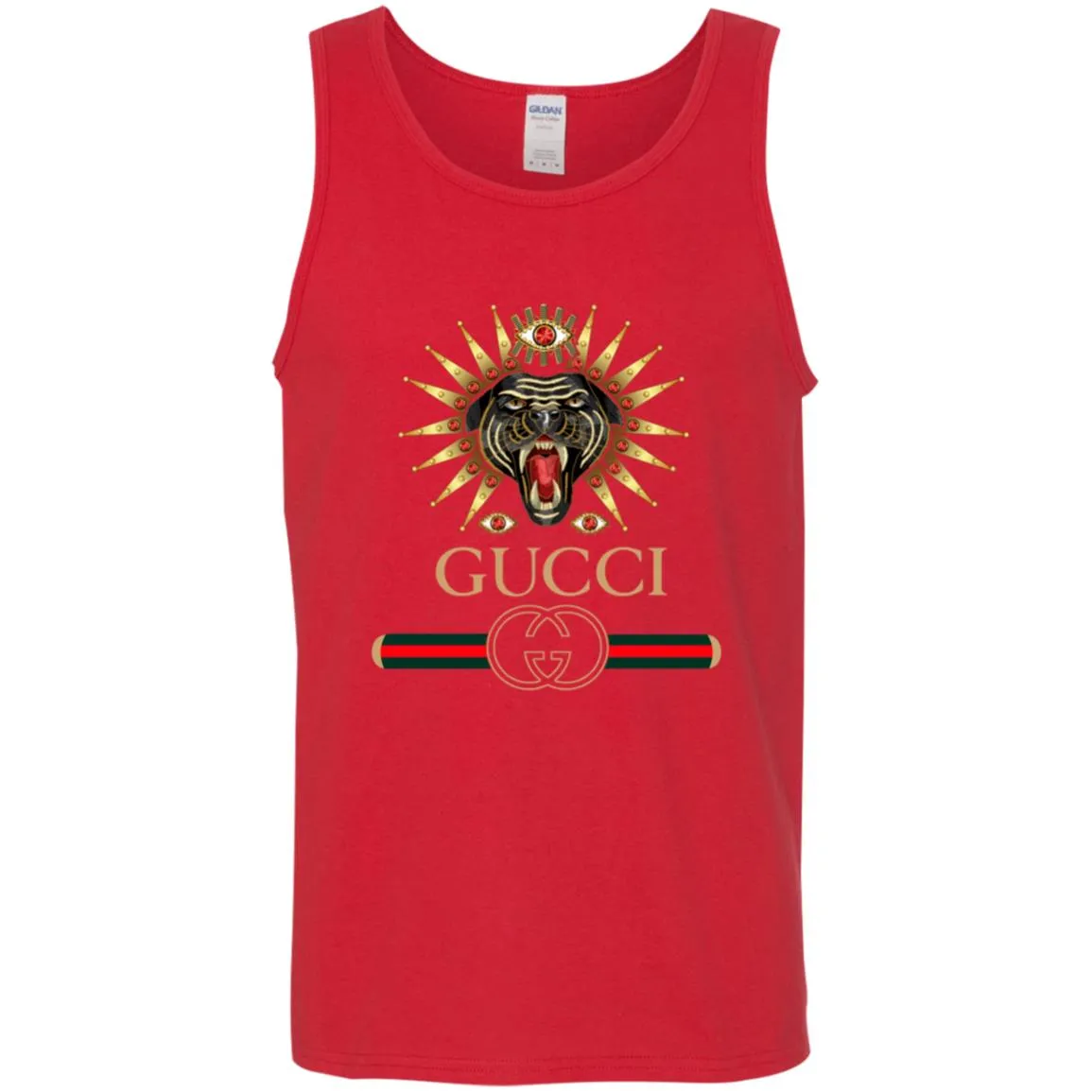 Gucci Tiger Best T-shirt Men Cotton Tank