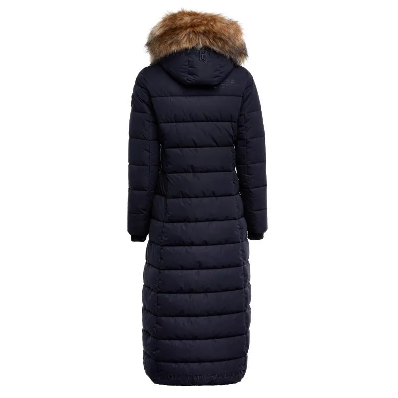 Holland Cooper Stoneleigh Longline Ladies Coat - Ink Navy