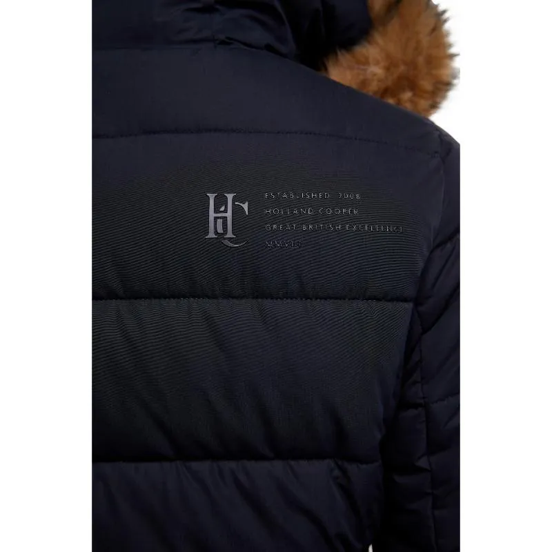 Holland Cooper Stoneleigh Longline Ladies Coat - Ink Navy