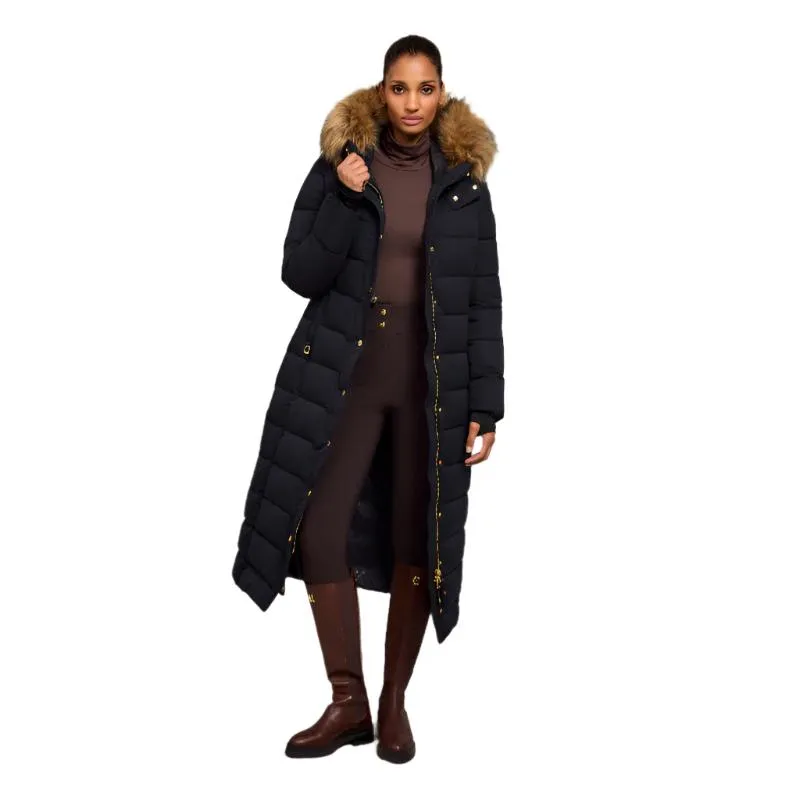 Holland Cooper Stoneleigh Longline Ladies Coat - Ink Navy