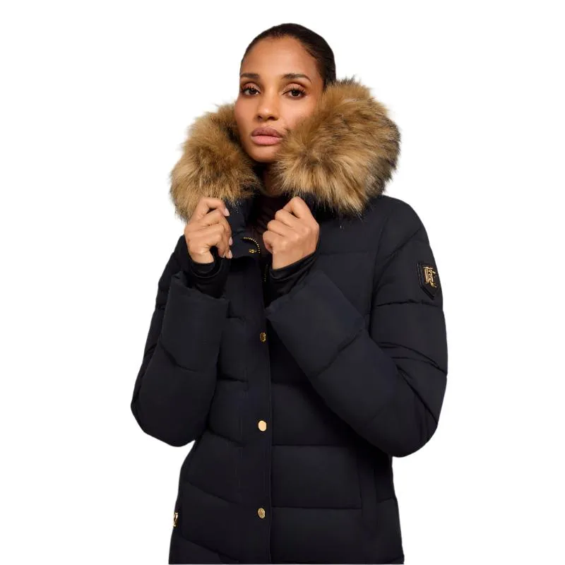 Holland Cooper Stoneleigh Longline Ladies Coat - Ink Navy