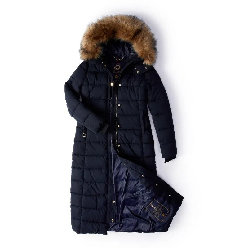 Holland Cooper Stoneleigh Longline Ladies Coat - Ink Navy