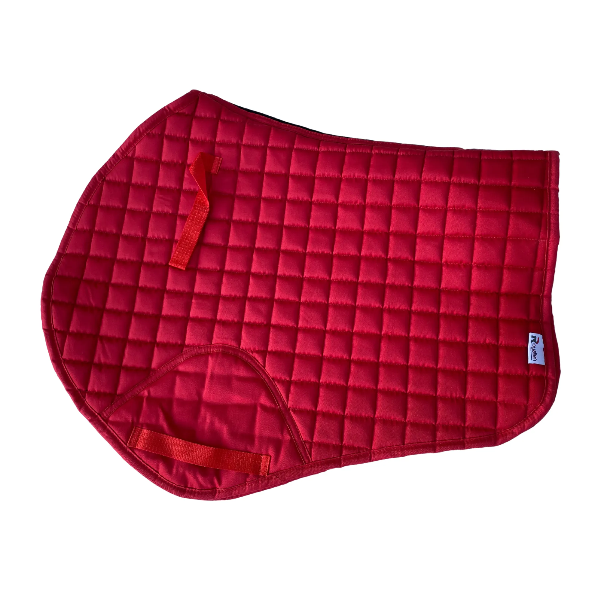 Horse Riding Jumper Cotton Saddle Pad Bareback All Purposes Small Block Design Pad (Full)