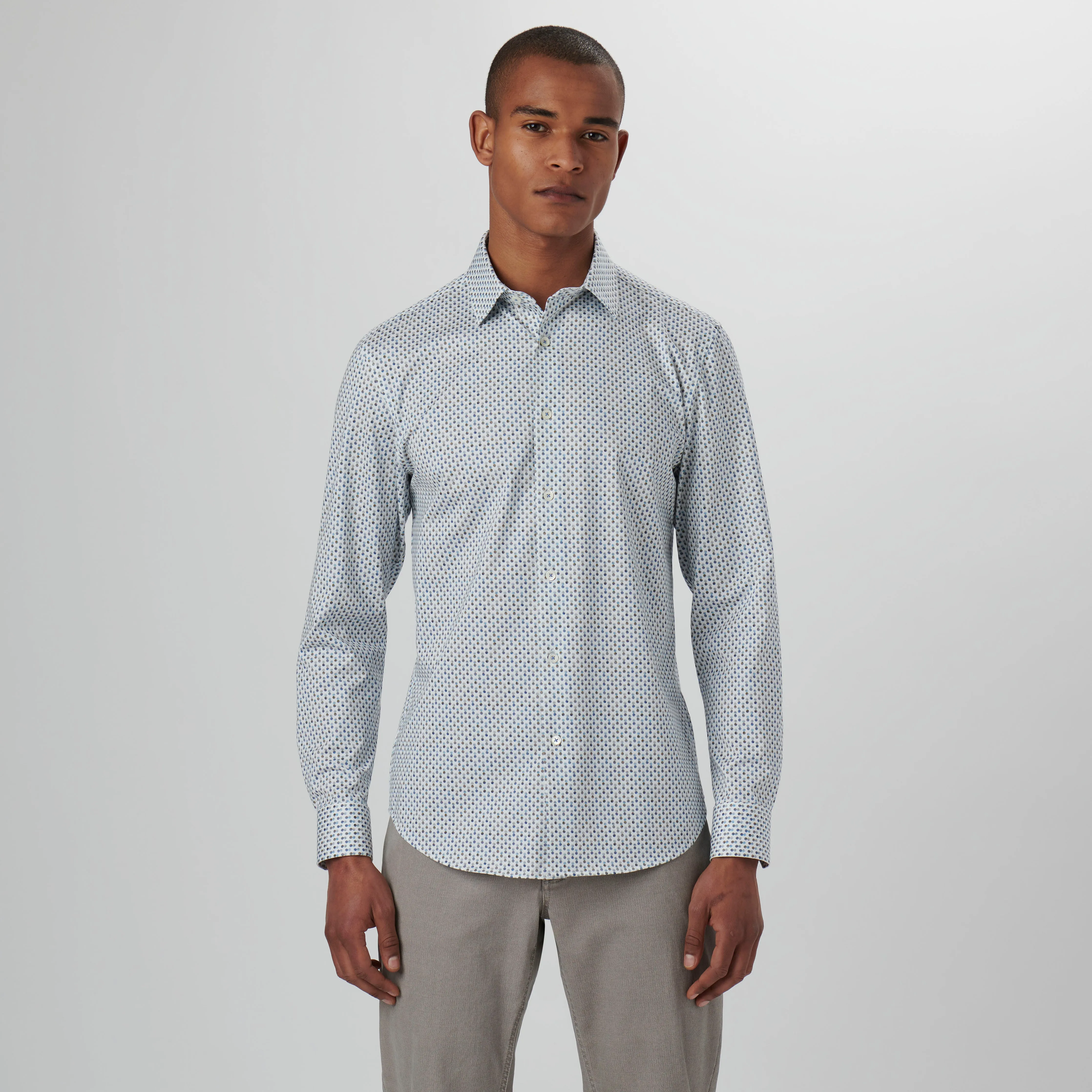 James Double Dot Print OoohCotton Shirt