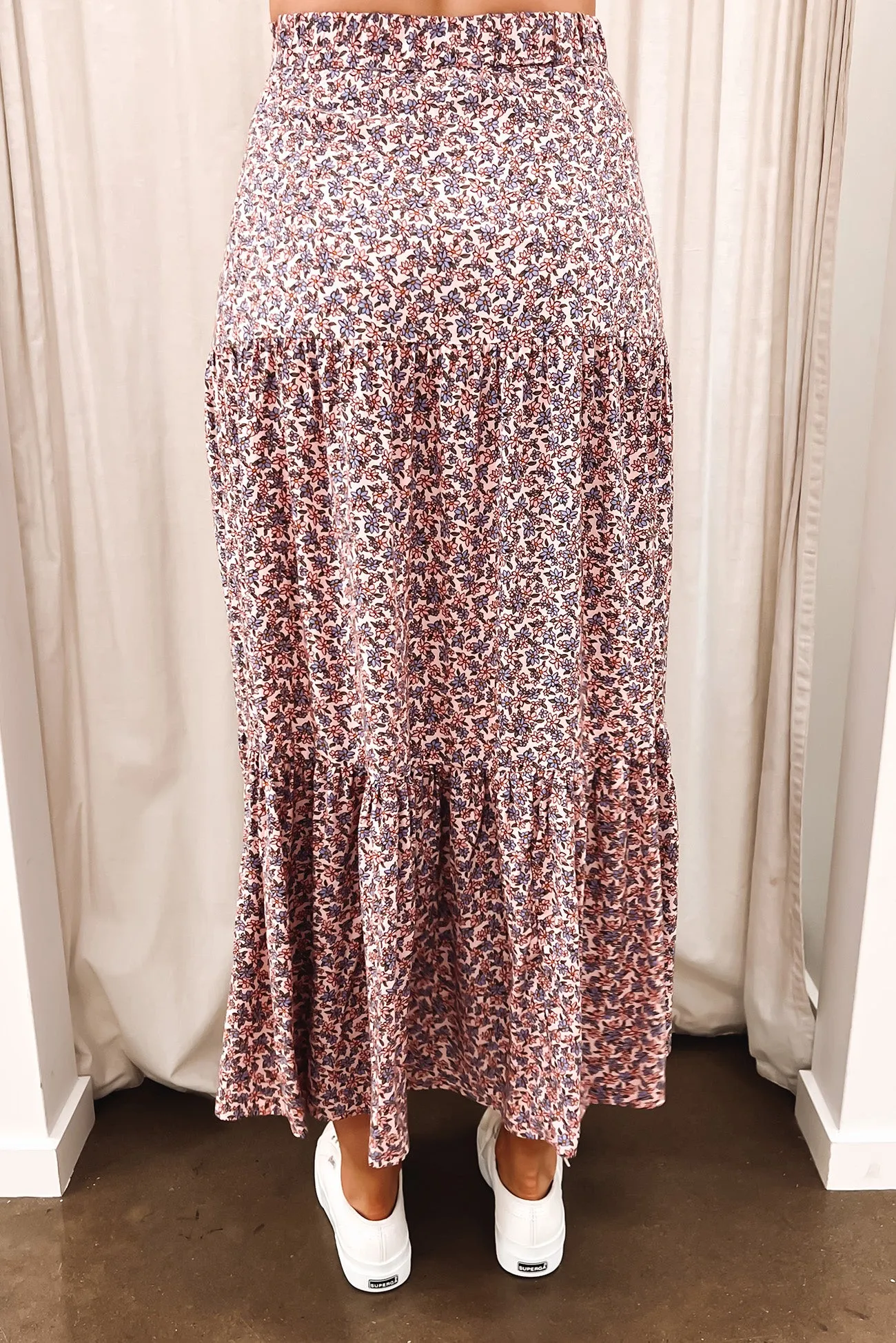 Kenzie Floral Maxi Skirt Print