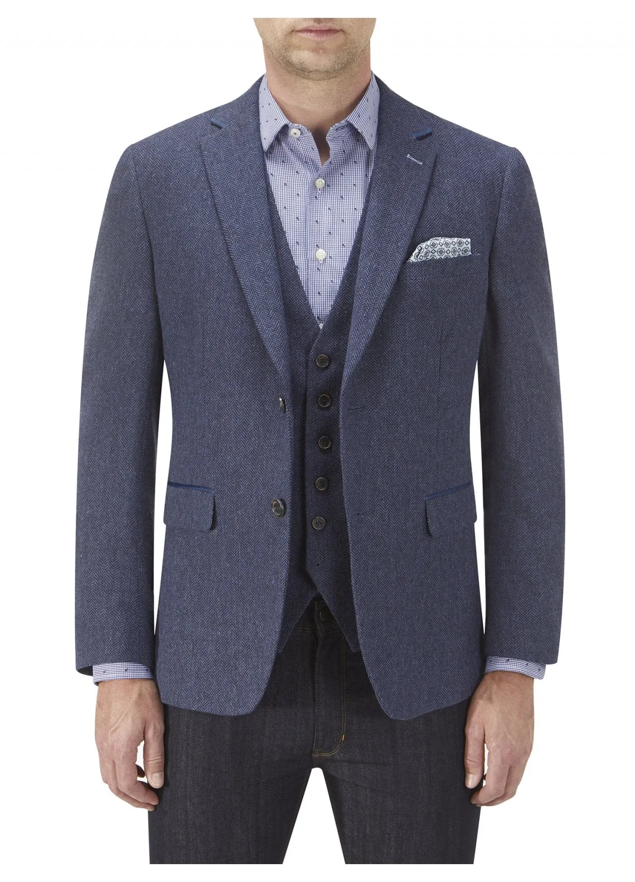 Kinloch Blue Tweed Jacket