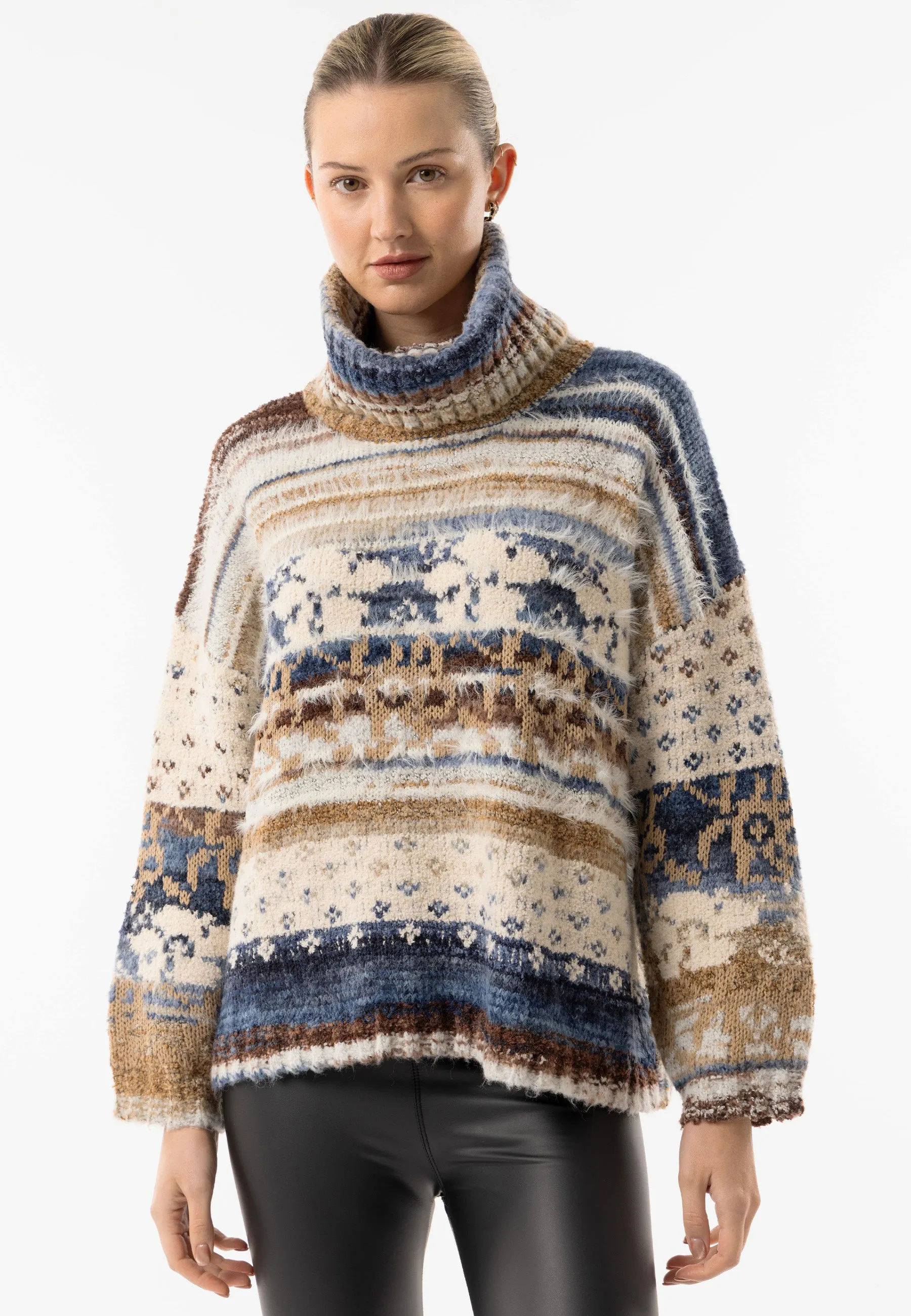 Lake Tahoe Roll Neck Knit Jumper