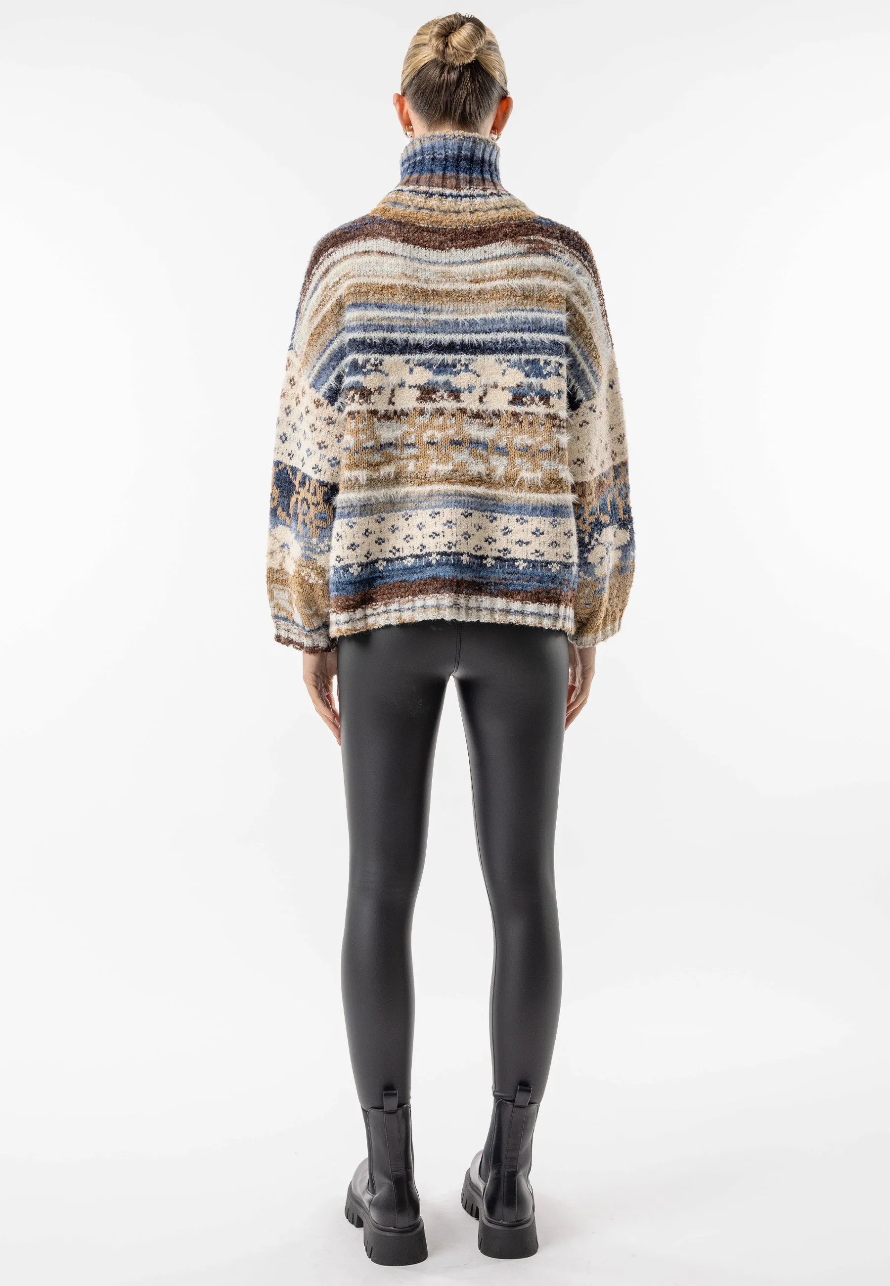 Lake Tahoe Roll Neck Knit Jumper