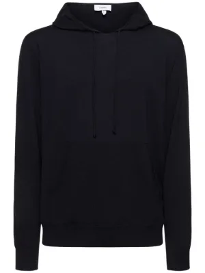 Lardini   Hooded wool blend sweatshirt 