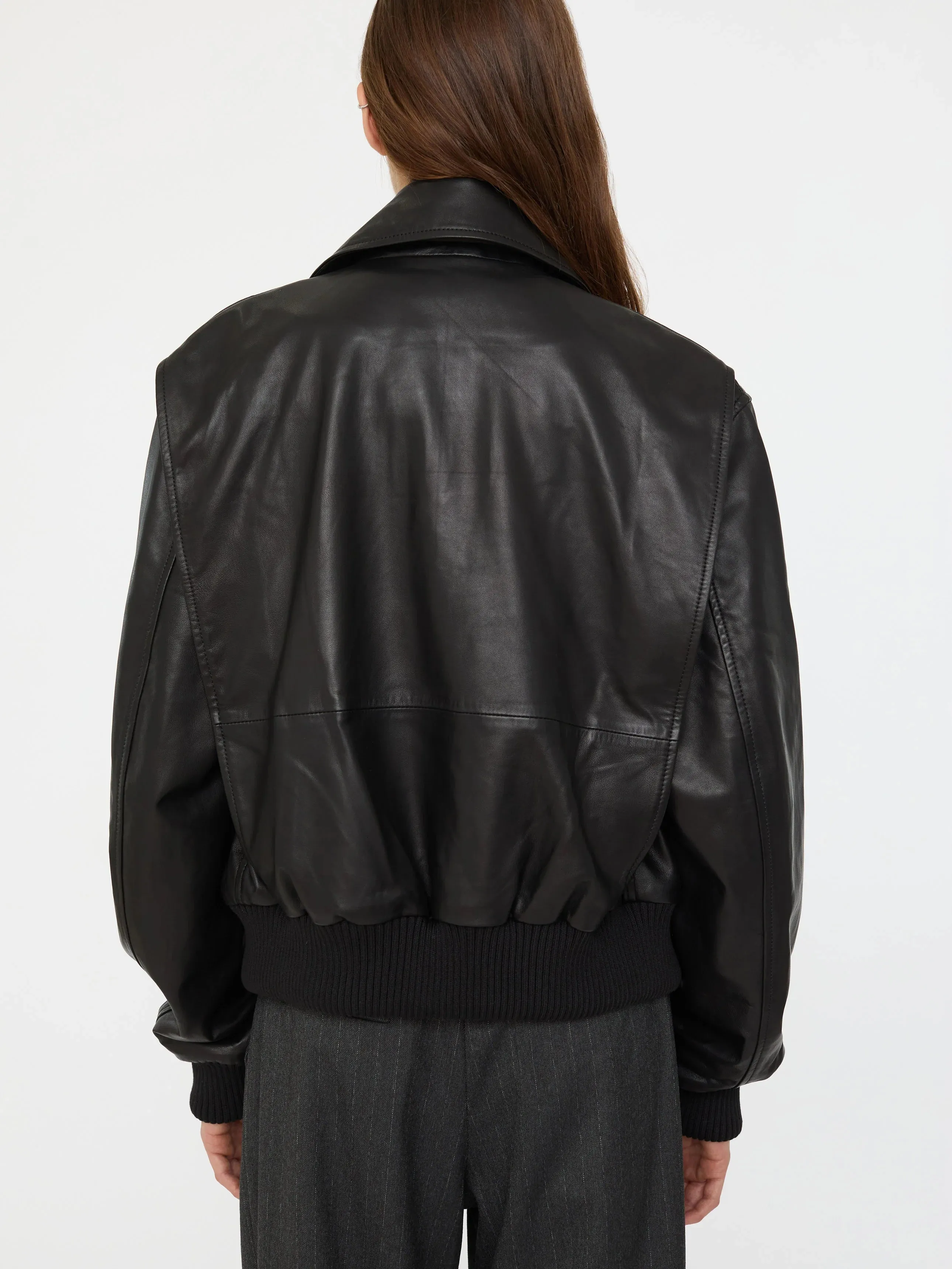 Leather Flight Bomber