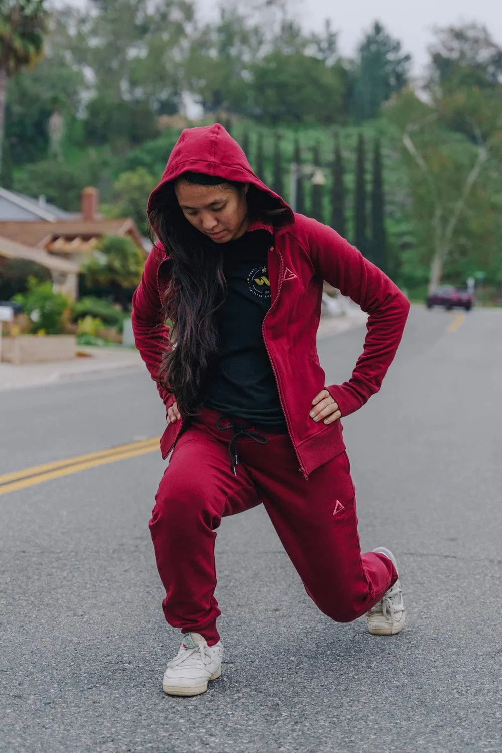 Legacy Womens Track Jacket - Maroon