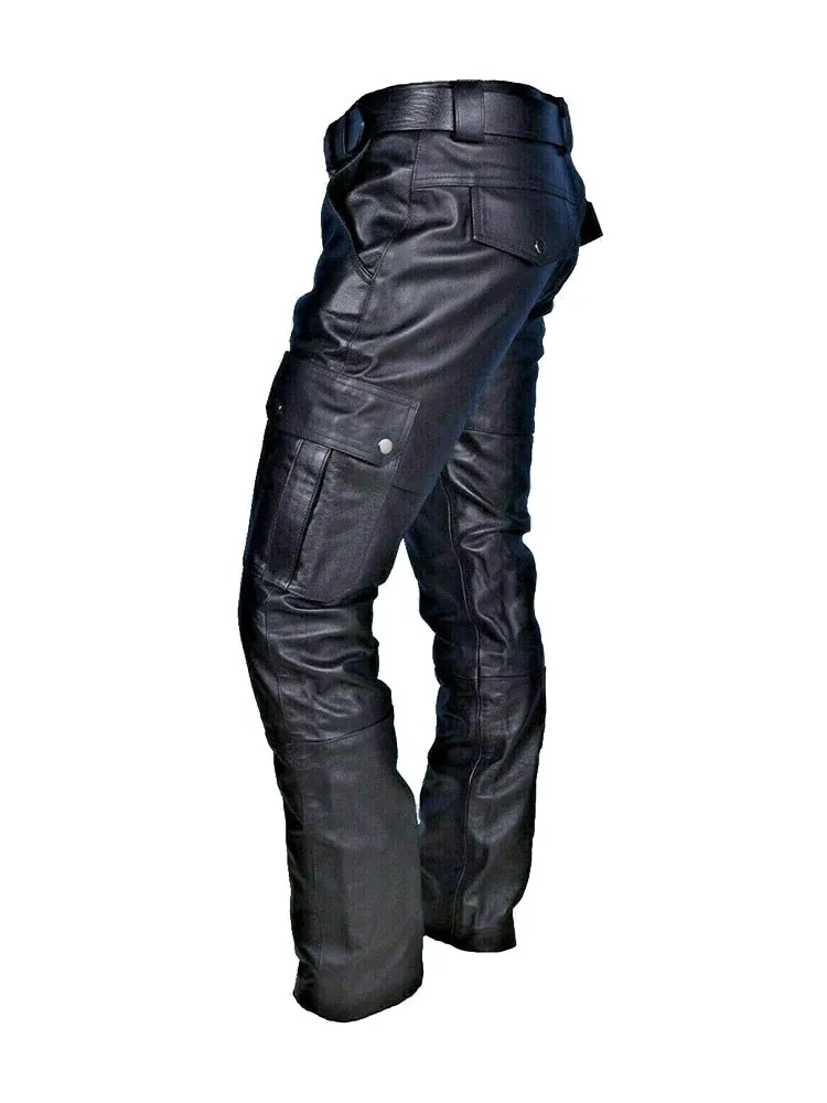 LMS Strap Stylish Leather Pants