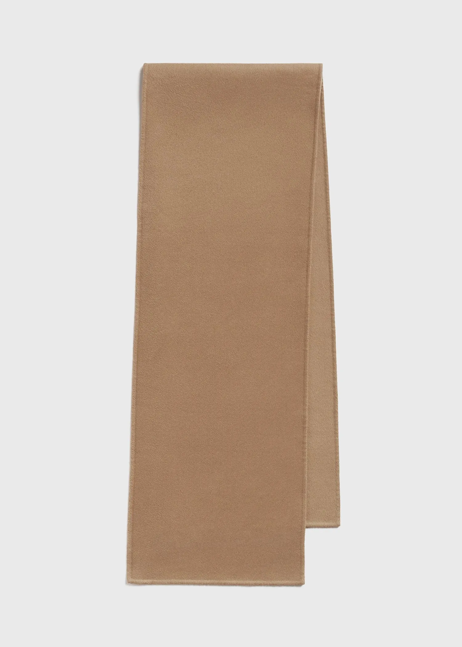 Long doublé scarf camel