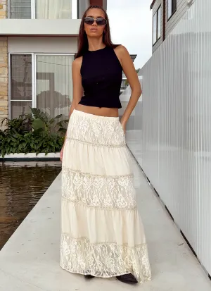 Loretta Maxi Skirt - Ivory