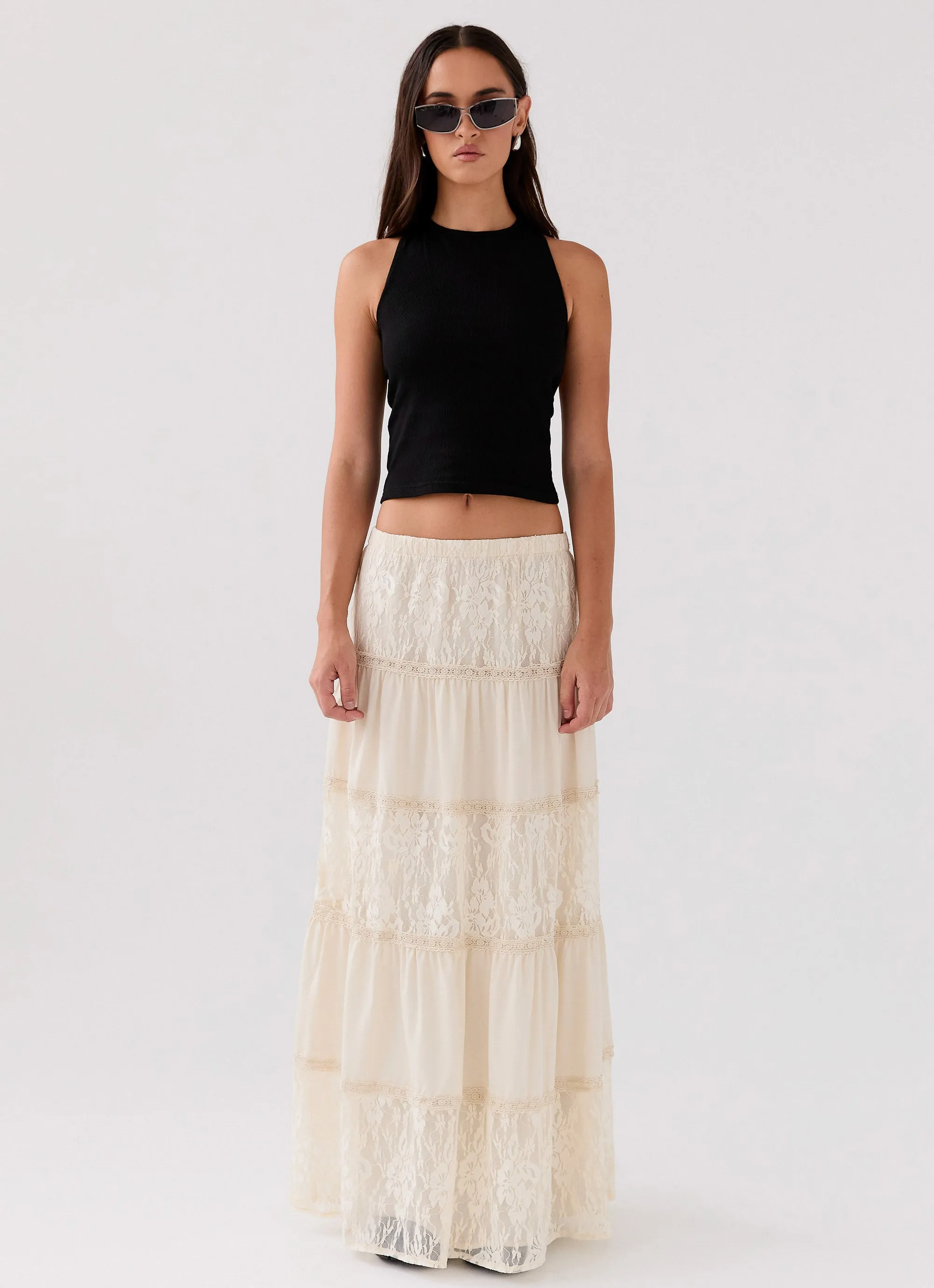 Loretta Maxi Skirt - Ivory