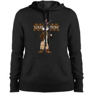 Louis Vuitton Rabbit Beauty T-shirt Women Hooded Sweatshirt