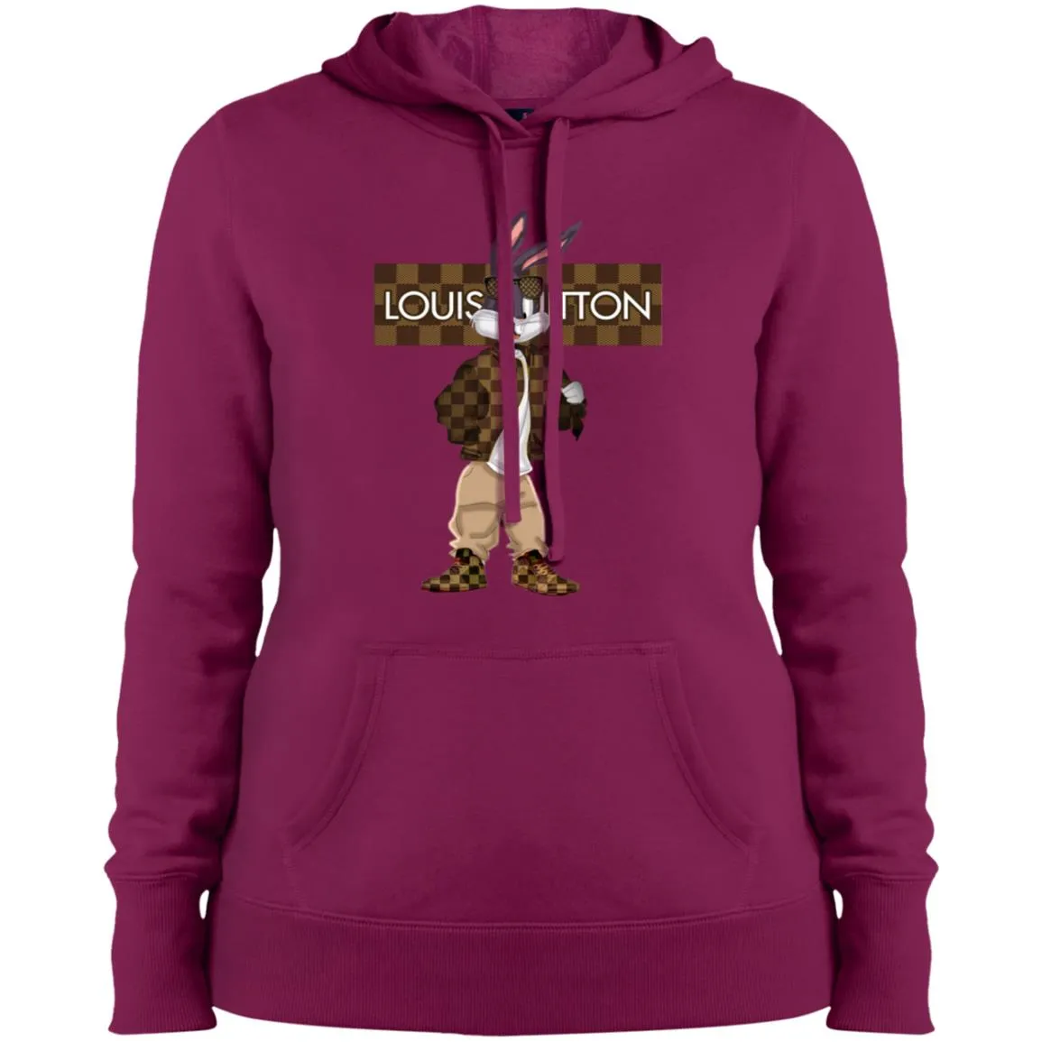 Louis Vuitton Rabbit Beauty T-shirt Women Hooded Sweatshirt