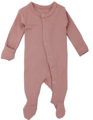 L'ovedbaby Mauve Footed Overall