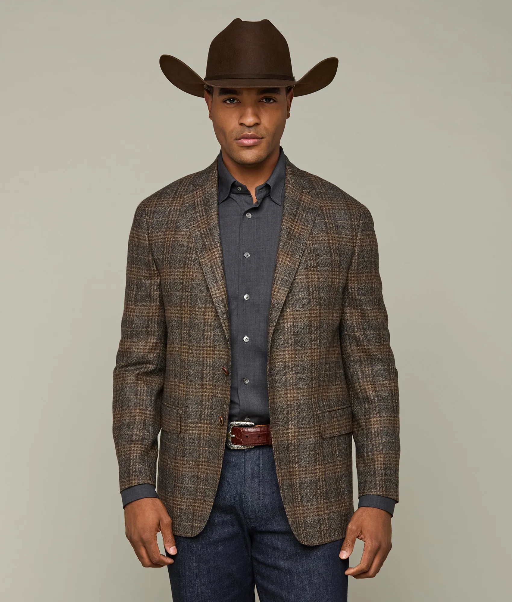 Lucchese Sport Coat :: Black/Brown