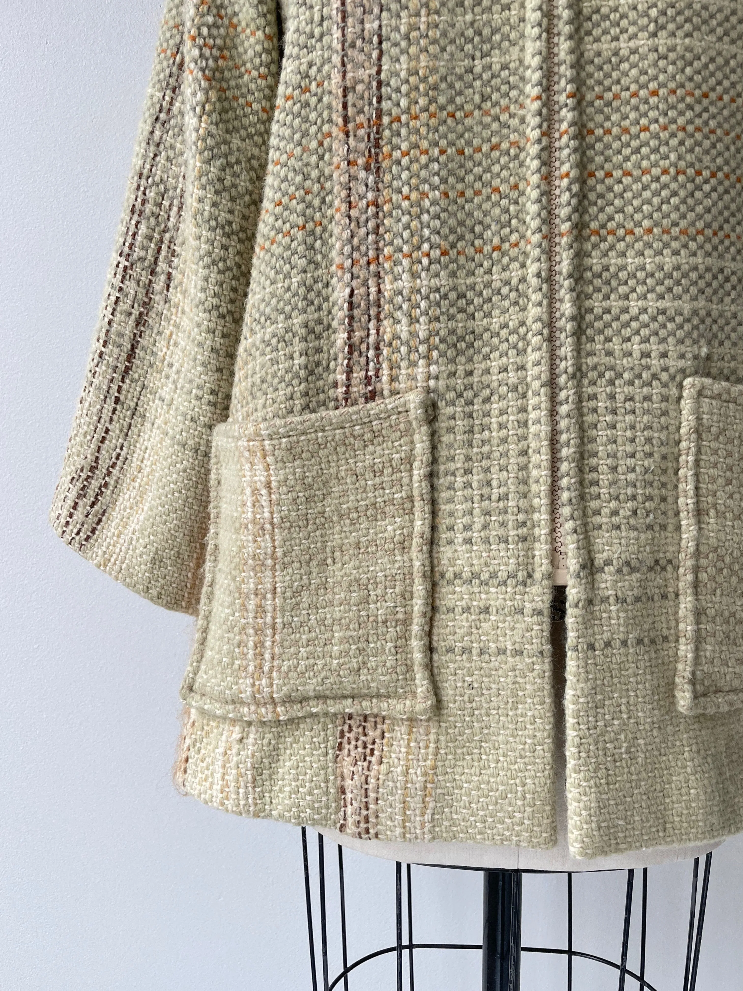 Martine Gruber Woven Wool Coat