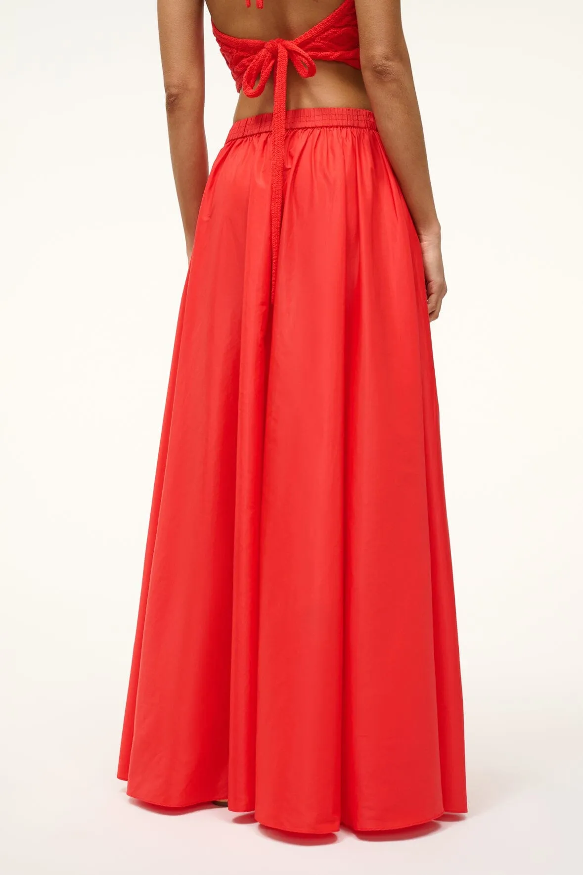 MAXI EDEN SKIRT | RED ROSE