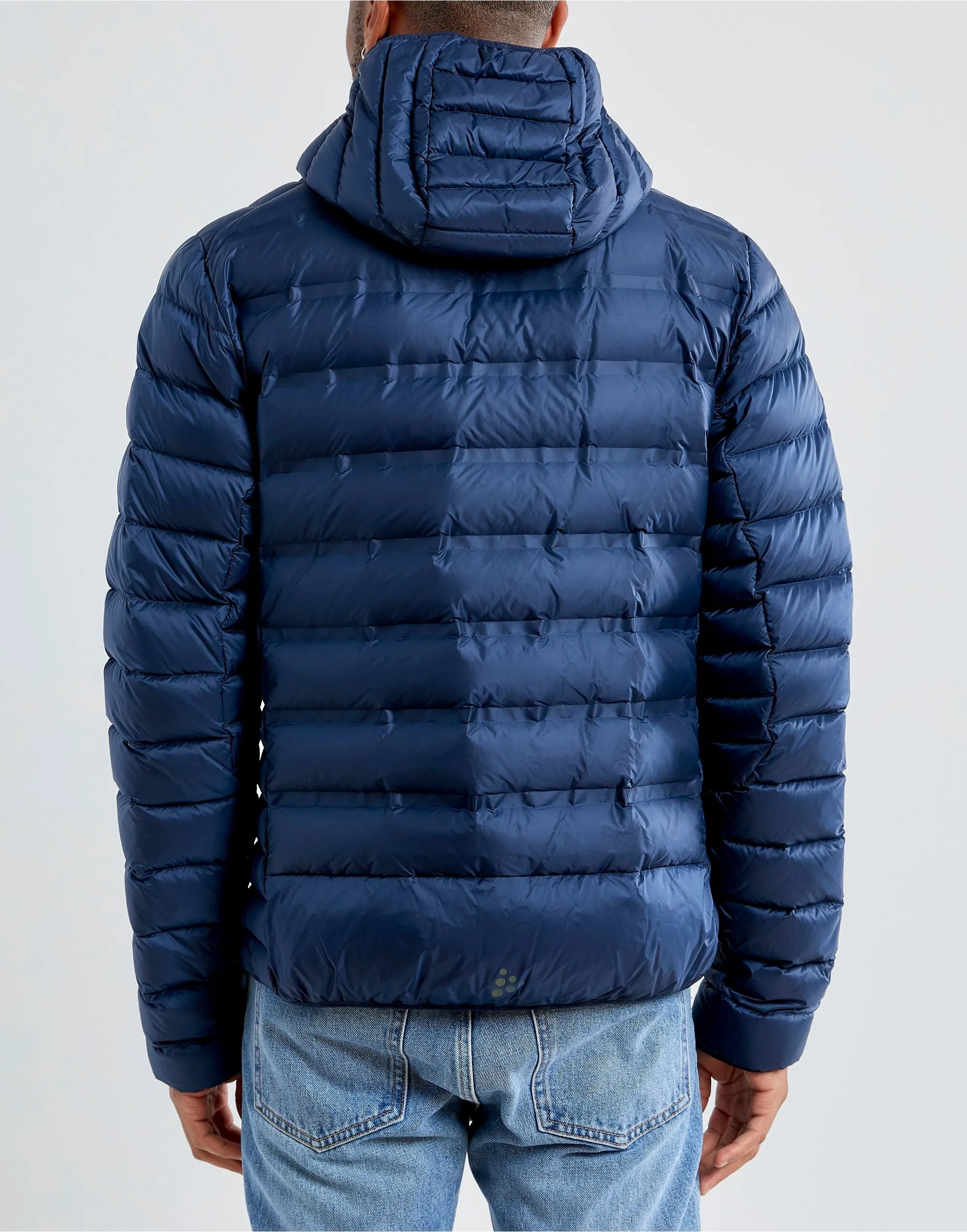 Men's CRAFT Light Feather Down Hooded Jacket {CR-1908006}