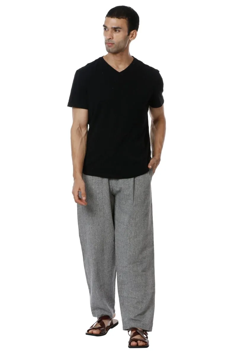 Men's Pyjama Pack of 2 | Grey & Black | Fits Waist Sizes 28" to 36"