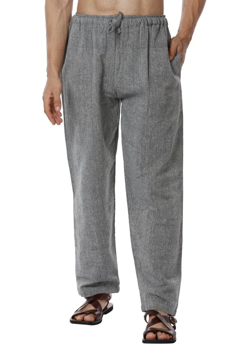 Men's Pyjama Pack of 2 | Grey & Black | Fits Waist Sizes 28" to 36"