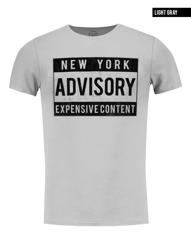 Men's T-shirt "New York Expensive Content" / Color Option / MD465