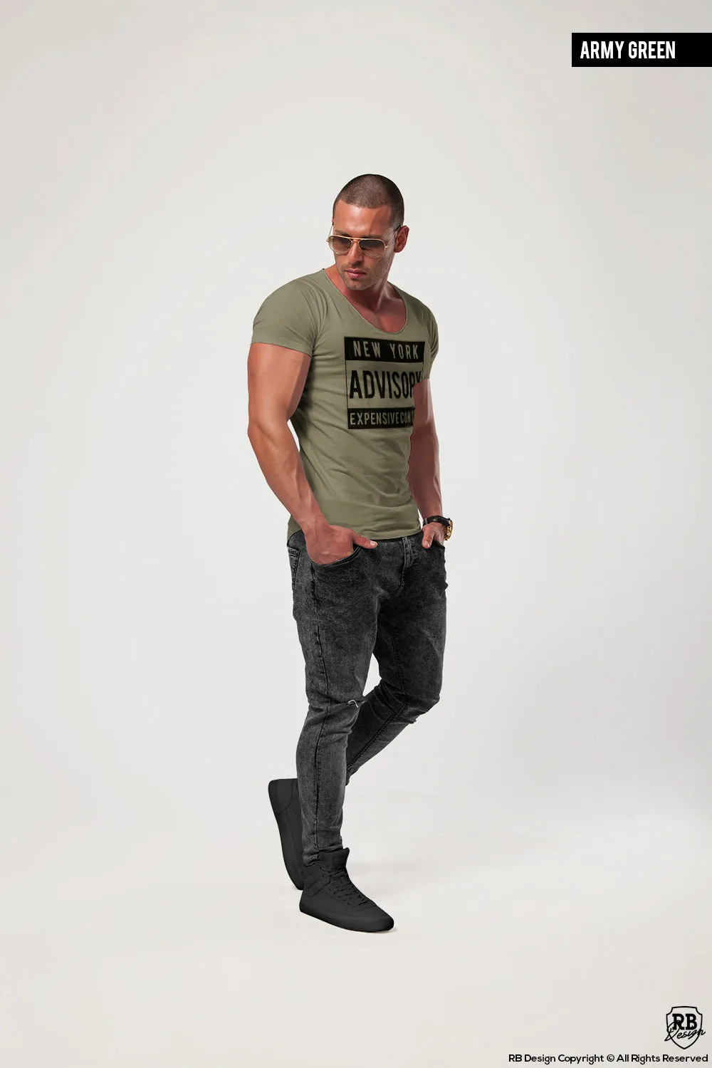 Men's T-shirt "New York Expensive Content" / Color Option / MD465