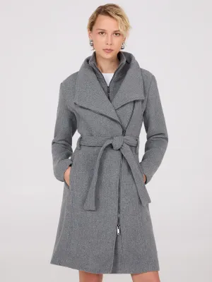 Mid-Length Wrap Coat