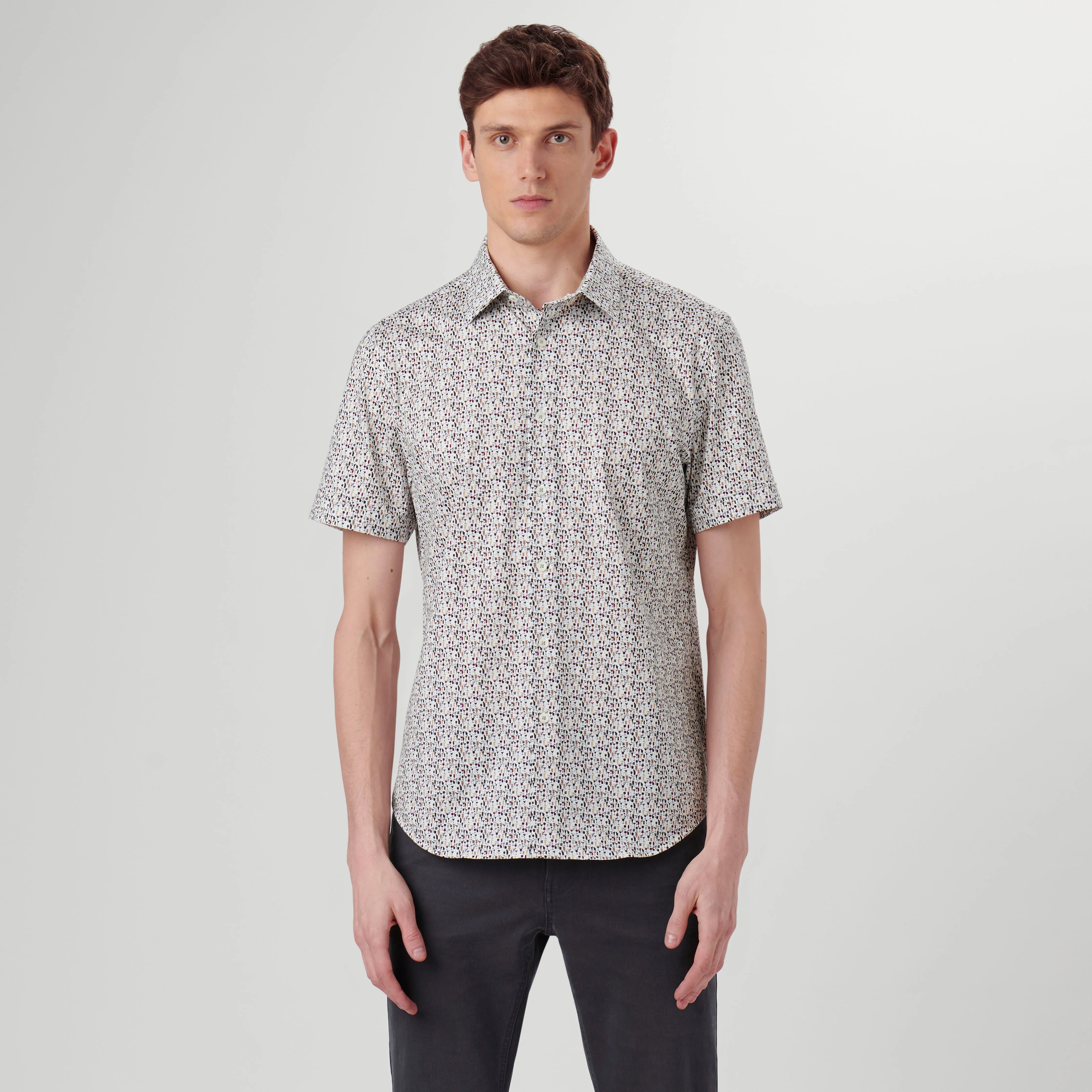 Miles Cocktail Drinks OoohCotton Short Sleeve Shirt