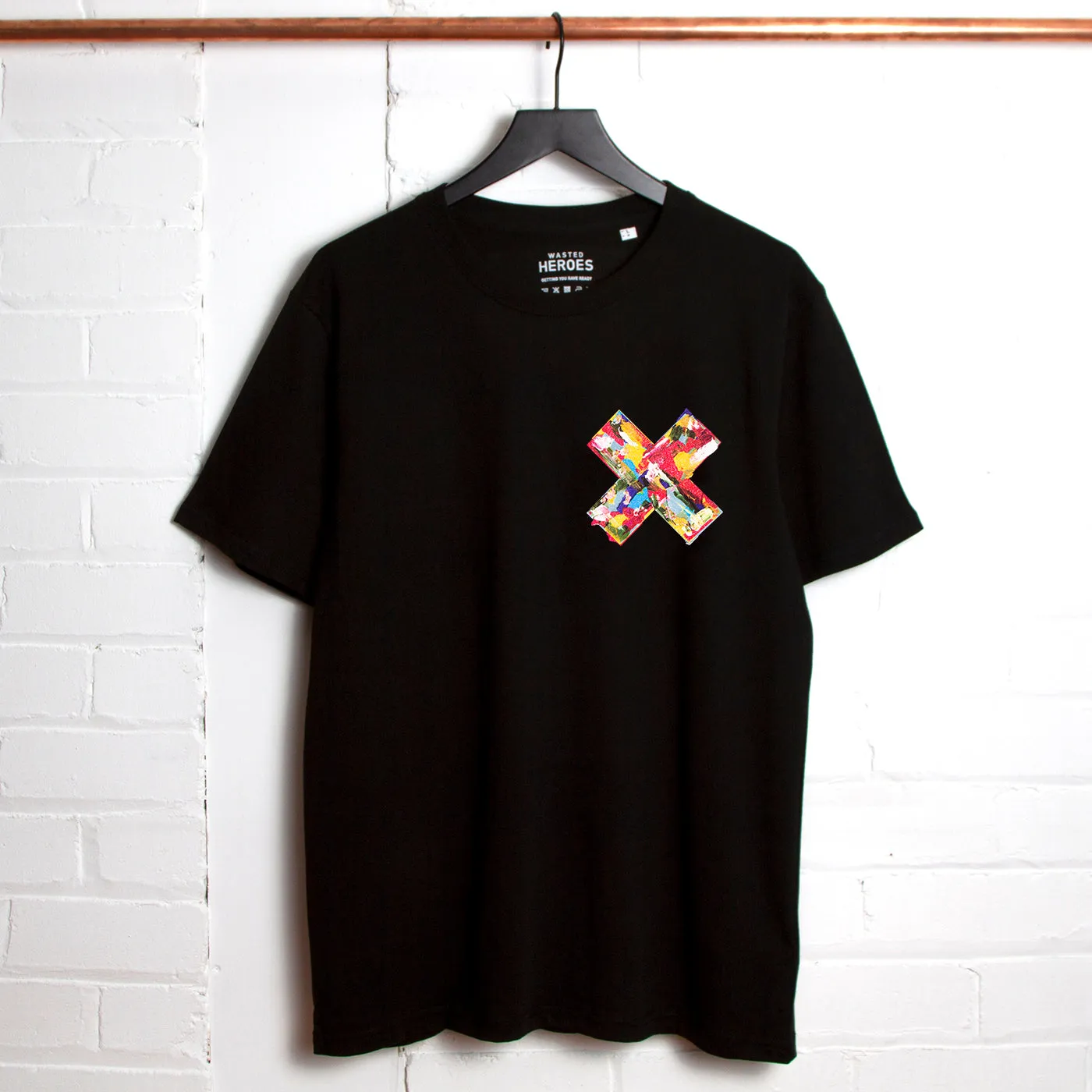 Mixed X Imprint - Tshirt - Black