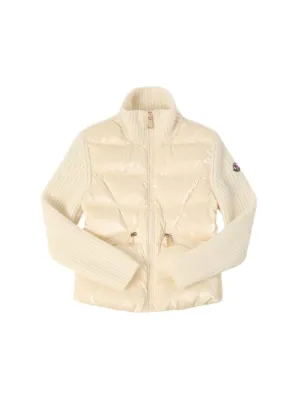 Moncler   Carded virgin wool down jacket 