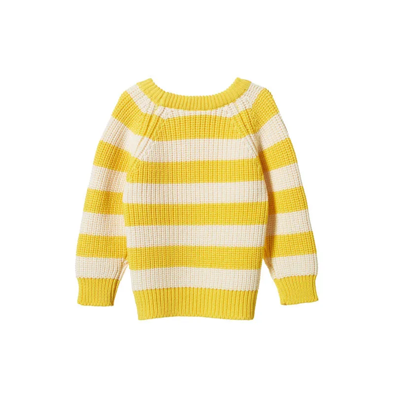 Nature Baby Billy Jumper - Bold Sunny Stripe Chunky Knit