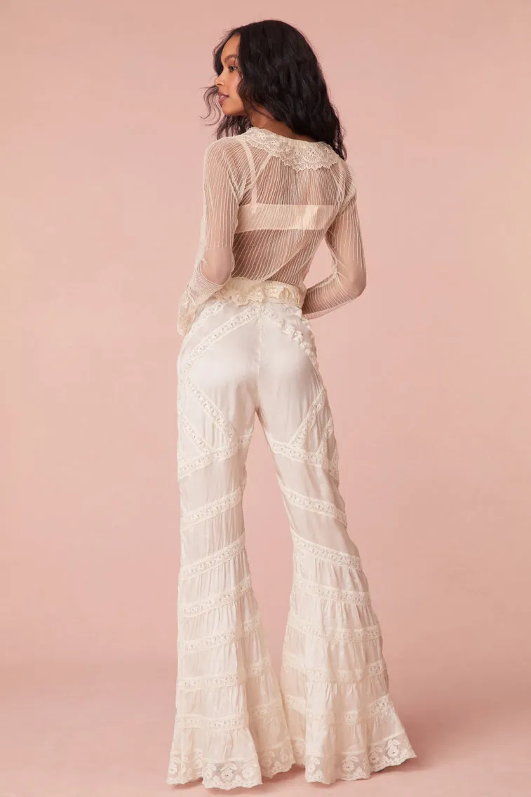 Neliana Ribbon Flare Pants