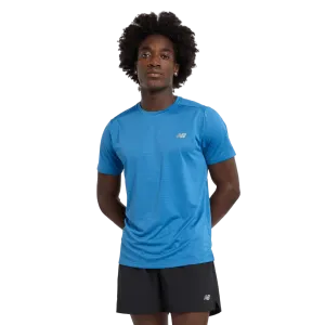 New Balance Men's Sport Essential Short Sleeve T-shirt in Blueagat AW24