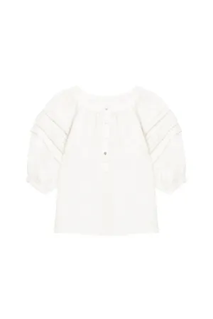 NOHR TUCK SHIRT WHITE