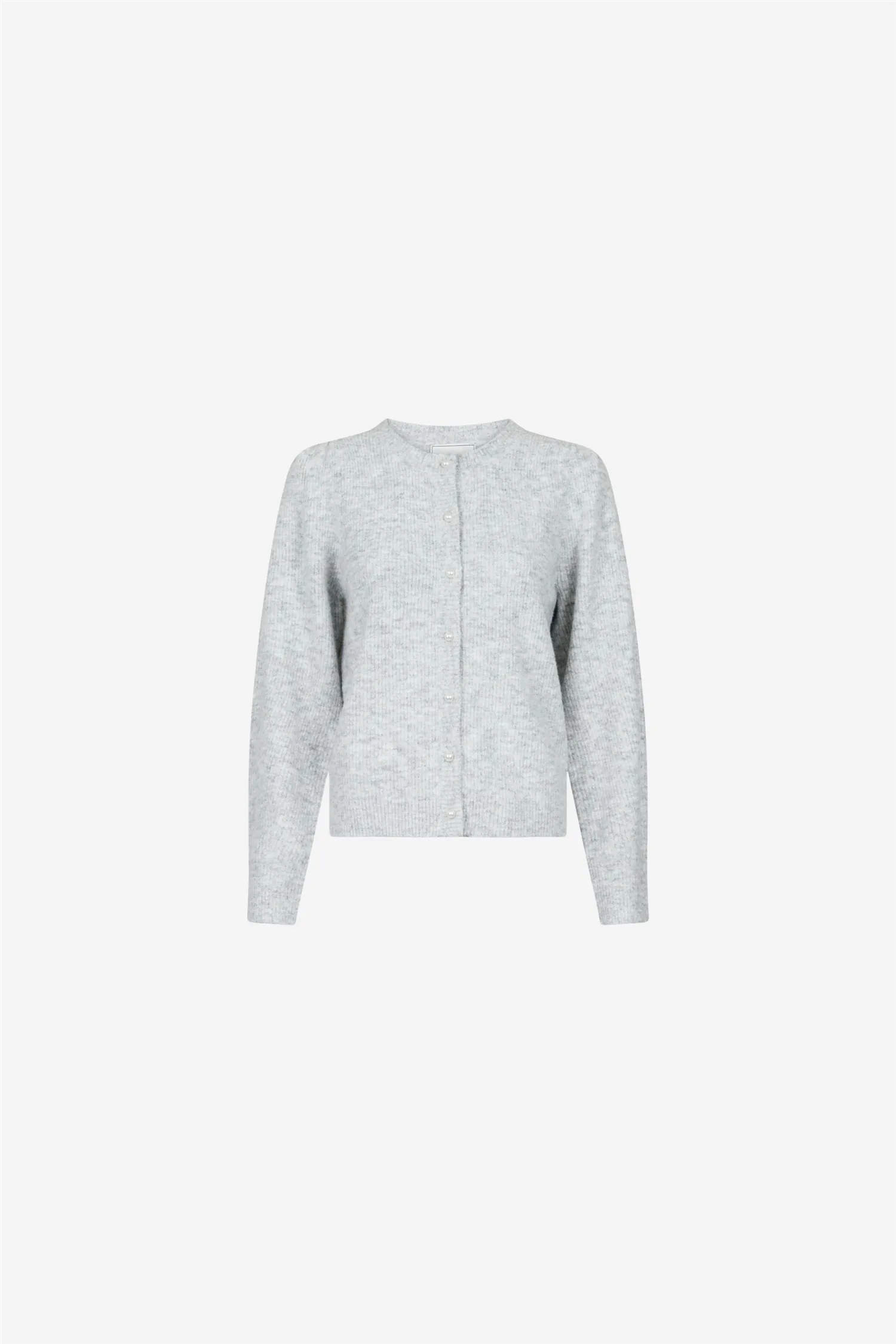 Nuna Knit Cardigan Light Grey Melange