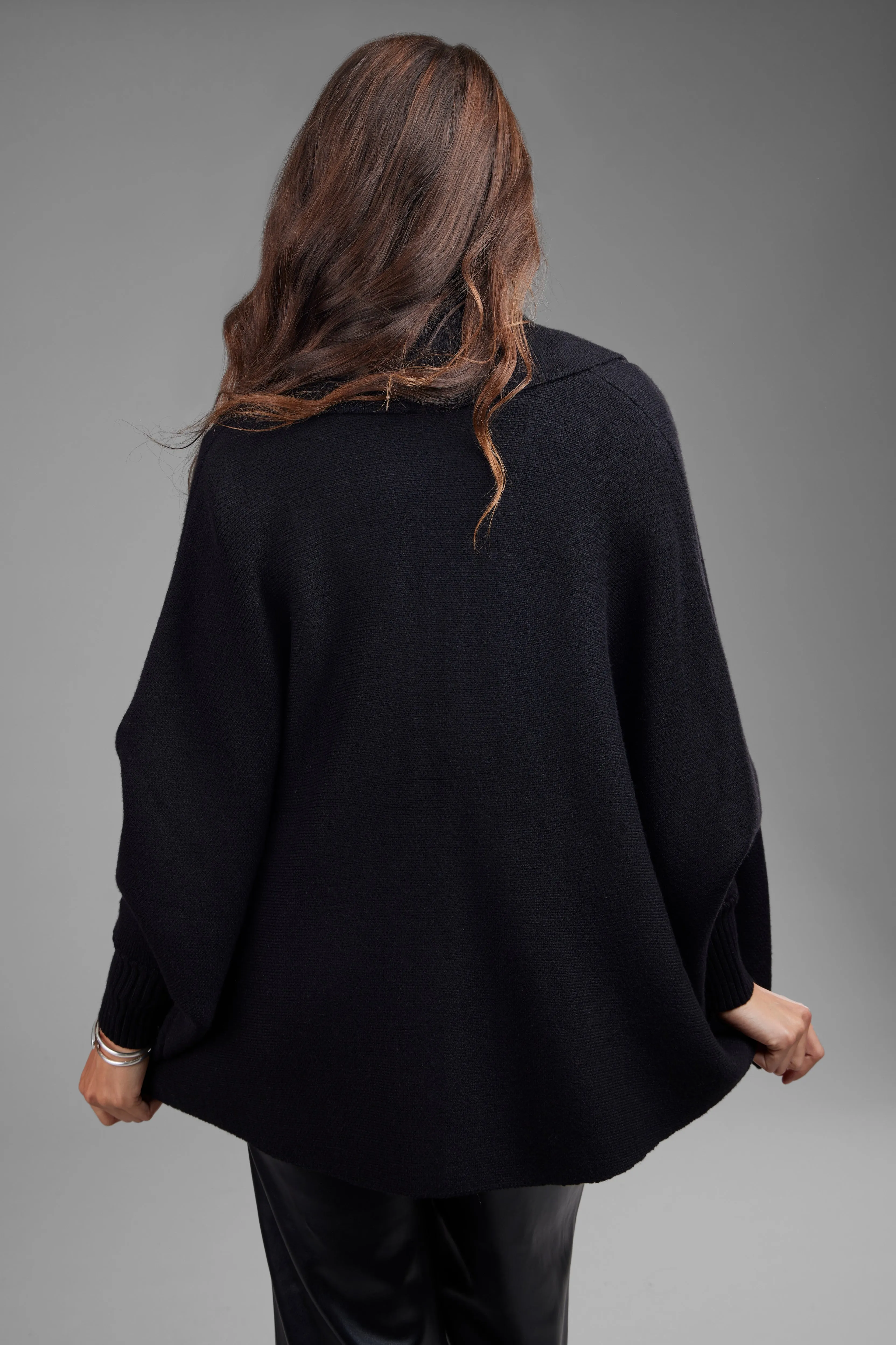 Open Front Oversized Cardigan